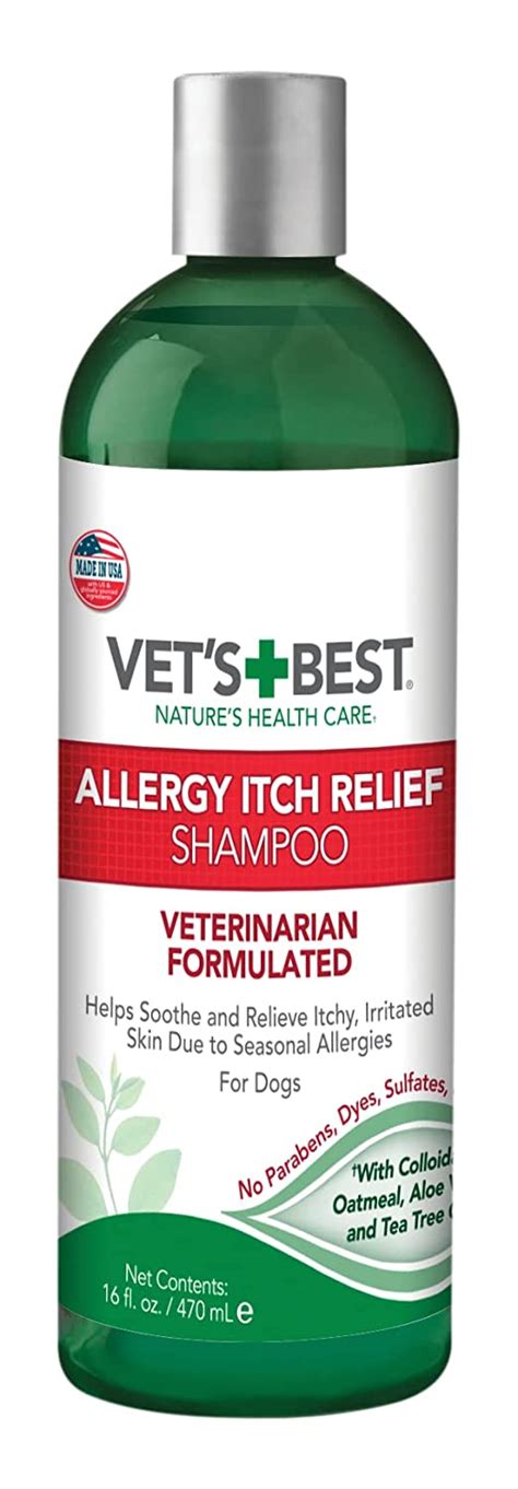 Buy Vets Best Allergy Itch Relief Dog Shampoo 16 Ounces Online At Low