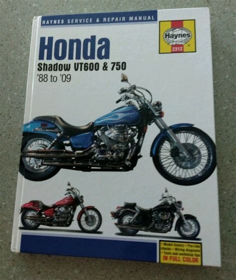 Haynes Motorcycle Repair Manual For Honda Vt 600750 Shadow 1988 2009 Haynes Repair Manuals
