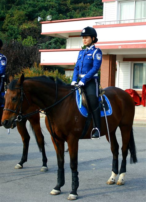 Dalian Mounted Policewoman 2009 Dalian Mounted Policewomen Flickr
