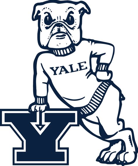 Yale Bulldogs Logo Secondary Logo Ncaa Division I U Z Ncaa U Z