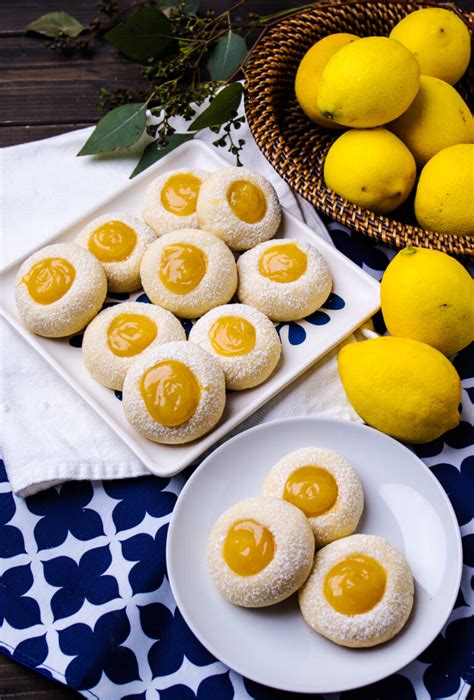 Lemon Curd Thumbprint Cookies Great Holiday Recipes