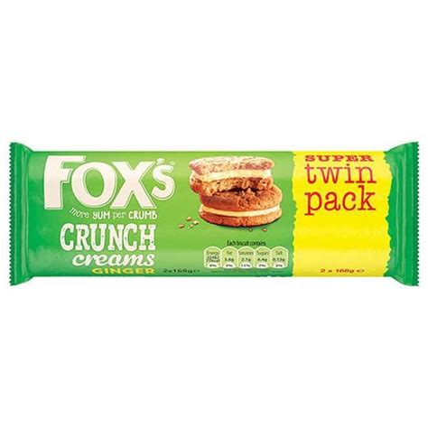 2 Pack Foxs Ginger Crunch Creams