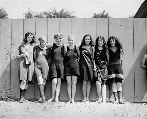 Bathing Beach Babes 1920 Vintage Swimsuits Vintage Bathing Suits