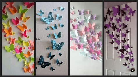 Paper Butterfly Wall Decor Ideas Origami Butterfly Home Decor Ideas