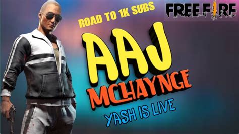 Here the user, along with other real gamers, will land on a desert island from the sky on parachutes and try to stay alive. free fire live by gamer Yash ! road to 1K subs ! chill ...