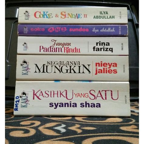 Novel Preloved Melayu Kaki Novel Shopee Malaysia