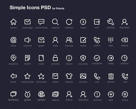 See more ideas about app icon, homescreen, iphone. Free Minimal White Web Icon Set PSD - TitanUI