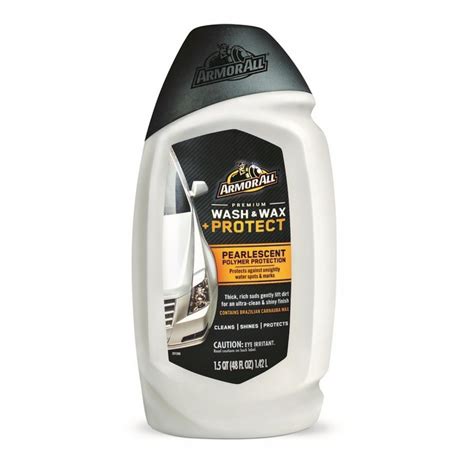 An unwaxed lacquer ages faster and successively loses it resistance. Armor All 17449 Premium Wash & Wax + Protect 48 oz - autogeek.com.my - Shop For Your Car Care ...