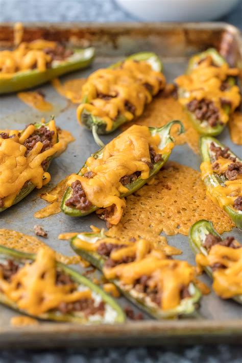 Cheeseburger Stuffed Jalapeno Poppers The Cookie Rookie