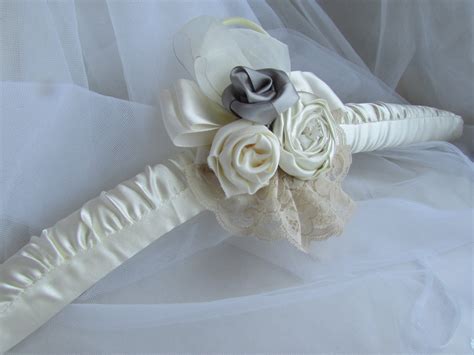 Free delivery and returns on ebay plus items for plus members. Ivory Padded Wedding Dress Hanger .... Lace Hanger