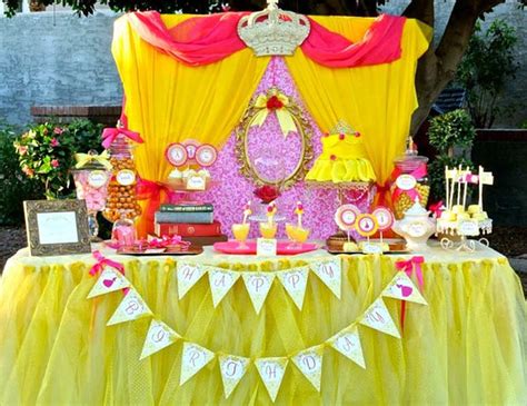 Beauty And The Beast Birthday Belle Princess Party Catch My Party