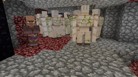Iron Golems Keep Spawning Through My Nether Portal The Good News Is That My Villager Has Enough