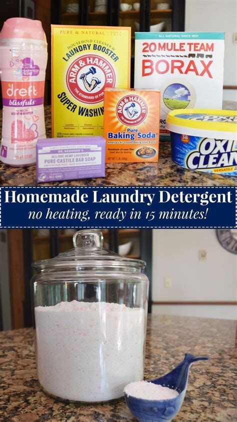 I Love This Powdered Laundry Detergent Recipe When We Were Introduced
