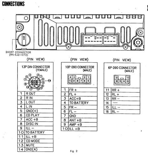 1993 Toyota Camry Stereo Wiring Diagram