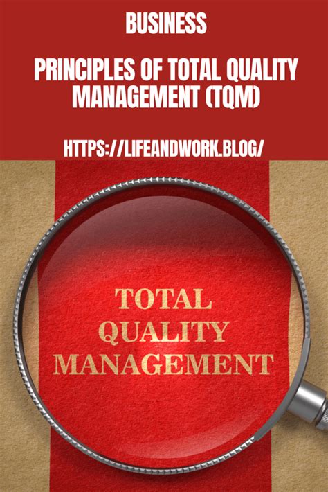 Principles Of Total Quality Management Tqm