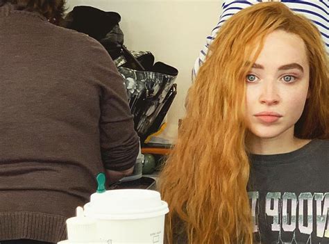Sabrina Carpenter Is Almost Unrecognizable With Red Hair E Online Ap