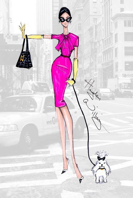 Hayden Williams Fashion Illustrations Nyfw Girl On The Go By