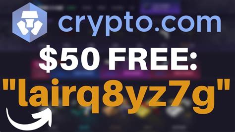 You can apply the crypto.com referral id when you register an account for the exchange. crypto.com Referral Code | crypto.com code for $50 FREE ...