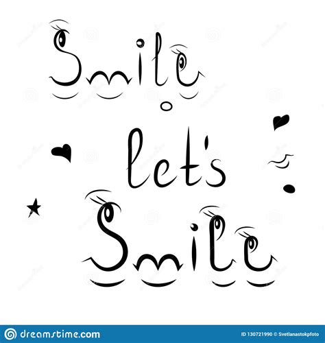 Smile. Inspirational Quote About Happy. Modern Calligraphy ... Calligraphy may well be simply an artistic version of another form, that is the ideograms which make up the poem, but then not only does it reflect the character and temperament of the artist but.