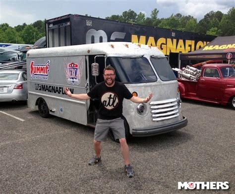 Rutledge Wood And His 1949 Chevrolet Step Van Featuring A 525 Horsepower
