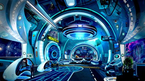 Artstation Sci Fi Futuristic Environment Of A Room From A Spaceship