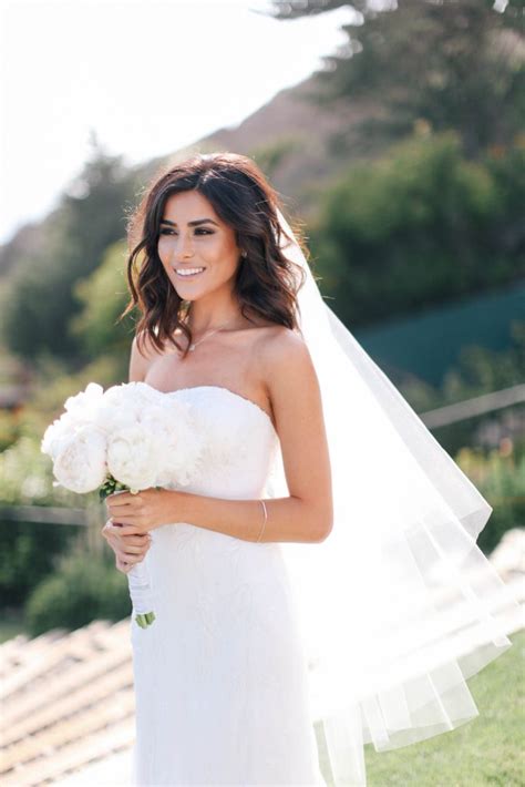 Beach wedding hairstyle needs to withstand the wind that would obviously be there. My Fairytale Wedding | California (Part 1) - Sazan
