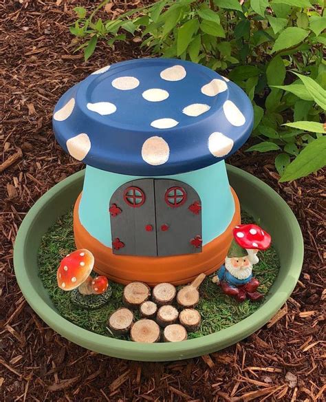 Easy Diy Fairy Garden Made From Terra Cotta Pots Kids Are Going To