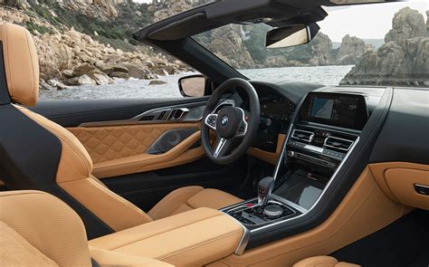 Admire the compelling interior lighting of the #bmw #5series. 2019 BMW M8 Competition coupé and convertible review