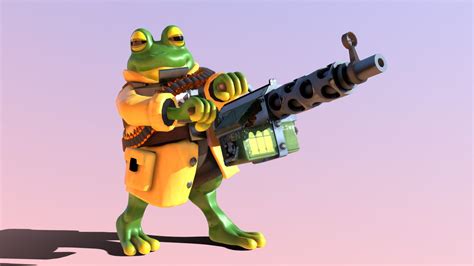 Frog Gunner Gort 3d Model By Greaterkiba F827f93 Sketchfab