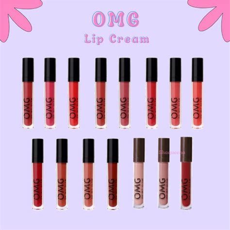 Jual Ready Omg Oh My Glam Matte Kiss Lip Cream Lipstik Lipstick