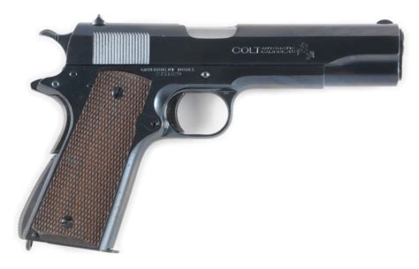 Lot Detail C Pre War Colt Model 1911a1 Commercial Semi Automatic