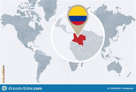 Colombia On World Map Medellin Factfile