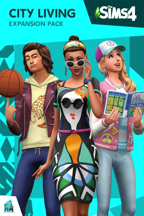 The Sims 4 City Living 2016 Box Cover Art Mobygames