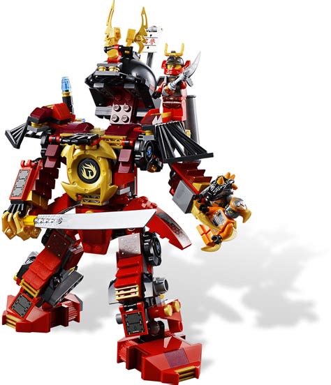 I will think this scarlet looking samurai outfit is the best that i had. LEGO Ninjago 9448 - Mech Samurai | Mattonito