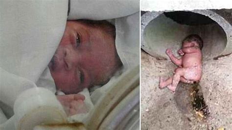 Newborn Baby Dumped In A Drain In South Africa Found Alive