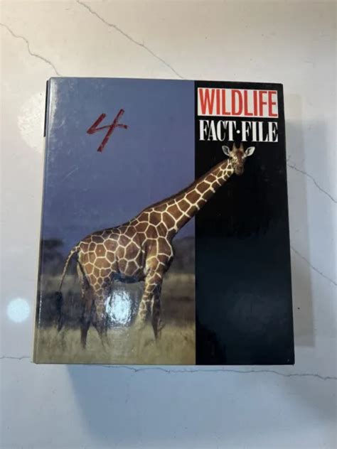 Wildlife Fact File Binders~animal Id Conservation Guide Group Vol 4 8