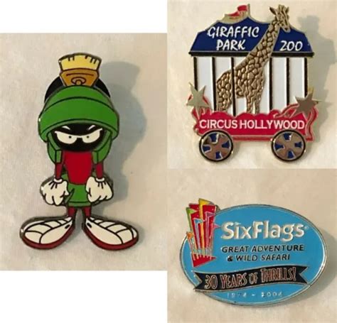 Circus Hollywood Six Flags Safari Marvin Collectible Individual Pin