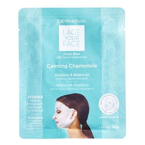 Lace Your Face Calming Chamomile Dermovia Facial Masks Chamomile