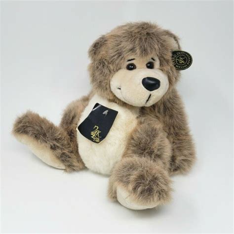 Vintage 1991 24k Polar Puff Cory Teddy Bear Stuffed Animal Plush Toy W