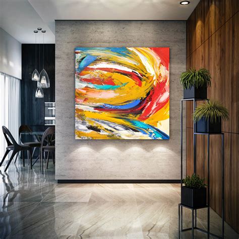 Extra Large Original Abstract Painting Painting On Canvas Etsy