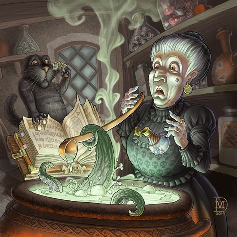 Witch Cooking Overdosed By Denism66 On Deviantart Halloween