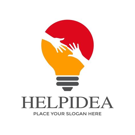 Help Idea Vector Logo Template This Design Suitable For Support