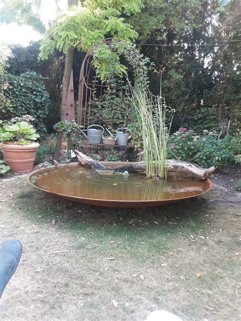 Adezz Water Bowl Corten Steel 80x21cm Eliassen Home And Garden Pleasure
