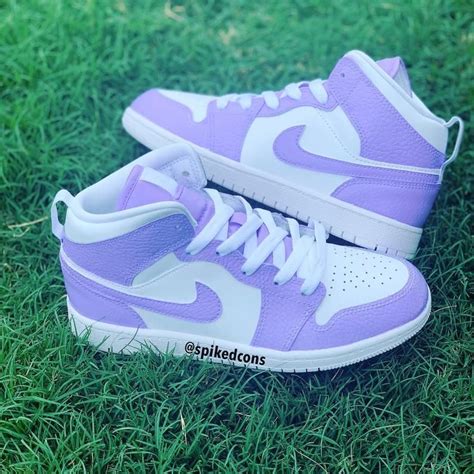 Custom Purplelavender Jordan 1 Other Colors Availablecheck Etsy