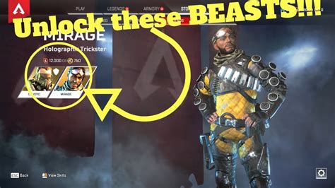 Apex Legends How To Unlock Legends Specifically Mirage Or Caustic