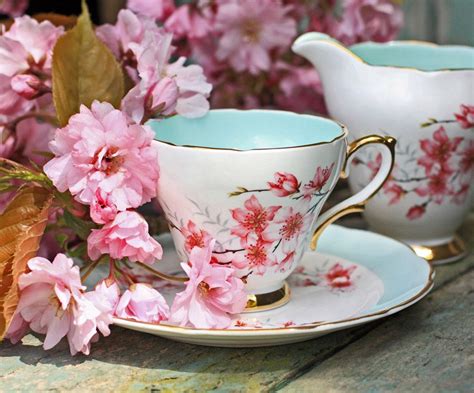 Flowers In Tea Cups Flowers Kaq