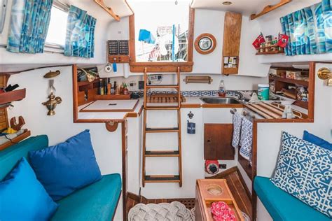 12 Amazing Houseboat Rentals To Book This Summer House Boat Sailboat Interior Boat Interior