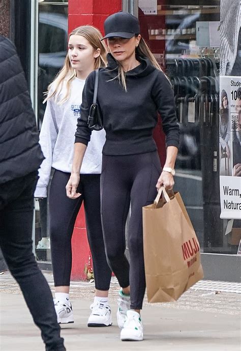 Victoria Beckham Shows Off Tiny Waist On Outing With Daughter Harper
