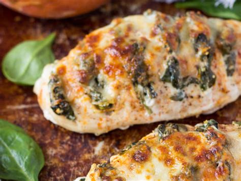 Arrange chicken into a baking dish. Spinach and Goat Cheese Hasselback Chicken Recipe and ...