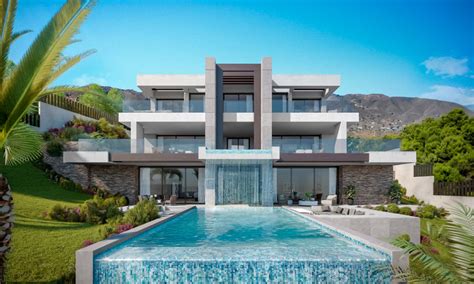 Spectacular Modern Villa With Sea And Golf Views For Sale Marbella